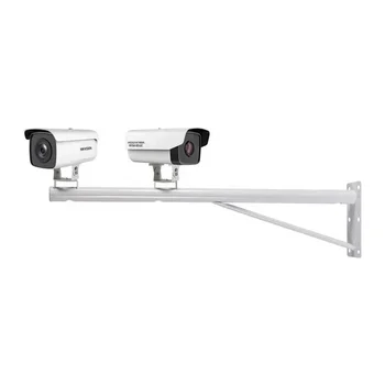 Outdoor 1meter Universal Metal Large Wall Mount Bracket And CCTV Gun Bracket And Pole Mount Bracket With Double Camera