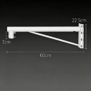 Outdoor 60cm Heavy Duty Wall Or Pole Mount PTZ Dome Camera Bracket And Iron CCTV Arm For Surveillance Systems