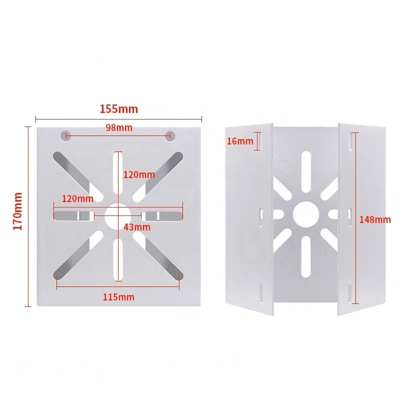 Outdoor Metal Pole CCTV Bracket Security Corner Mounting Bracket Surveillance Accessories for Cctv Camera Mounting