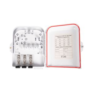Outdoor Wall Mounting 8 Core FTTH PLC Splitter Fiber Optic Distribution Box