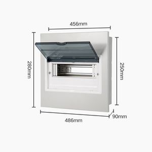 Outdoor Waterproof Plastic Electrical Junction Box Wall Mounted Switch Box