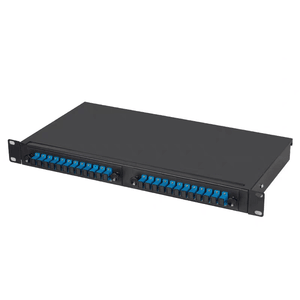 1U ODF Patch Panel With Custom Black Finish