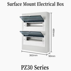 PZ30 36 Ways Cold Rolled Steel Power Distribution Enclosure Junction Box