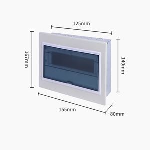 PZ30 Economic 4 Way Metal Distribution Box Concealed And Surface Mounted PZ30 Distribution Box