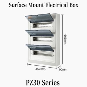 PZ30 Series 45 Ways Surface Mount Junction Box Electrical Power Distribution Panel
