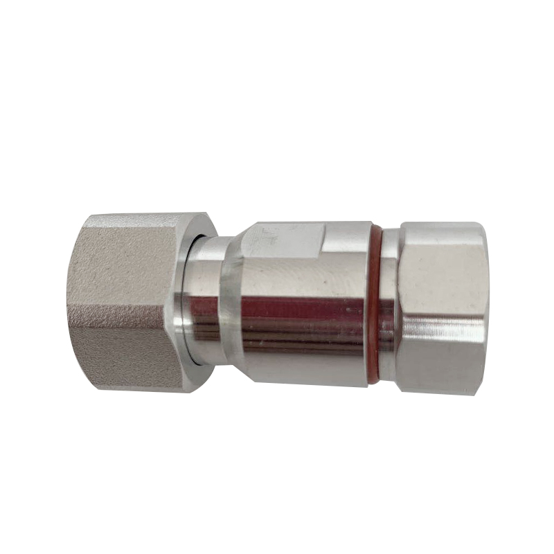 RF Coaxial 4.3/10 Mini DIN Male Plug Straight Clamp Connector for 1 /2" Superflexible Cable