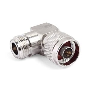 RF Coaxial Connector N Male to N Female Adaptor Right Angle 90 Degree