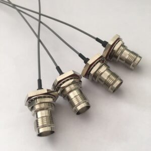 RF Coaxial TNC Female Crimp Connector Straight Type for 1.13 1.37 Cable UFl