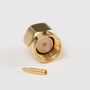 RF Connector SMA Male Plug for RG405 RG402 .141 .086 Semi-Rigid Semi-Flexible Cable