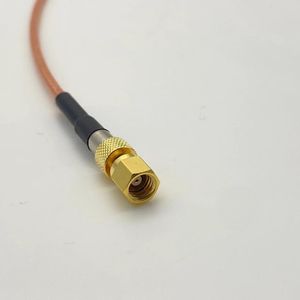 RG316 Jumper Cable With TNC Female Bulkhead And Smc Female Connector