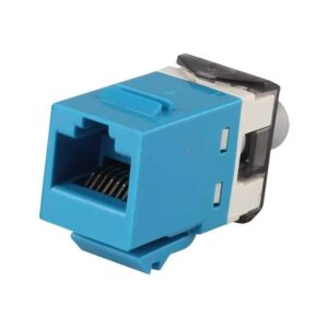 Cat6 UTP 180 Degree Dual IDC Keystone Jack