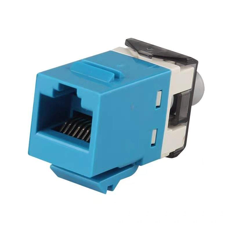 Cat6 UTP 180 Degree Dual IDC Keystone Jack