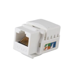 Cat5e 90 Degree RJ45 Keystone Jack