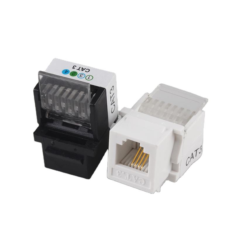 Cat3 RJ11 Telephone Keystone Jack