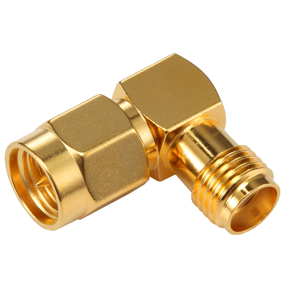 SMA Female to SMA Female Male to Male R/A in Series RF Coaxial Adapter Connector