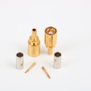 SMB Female to SMA Female Bulkhead Connector RG316 RF Coaxial 15cm Cable Assembly