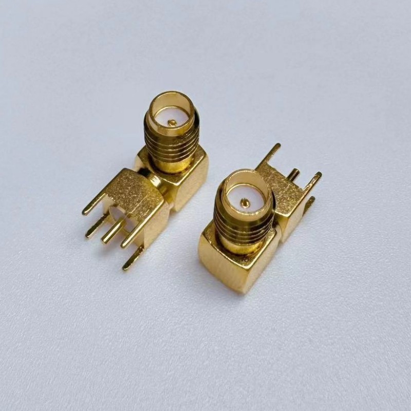 SSMA-KWE SSMA Female Jack Connector Right Angle R/A Type PCB Mount