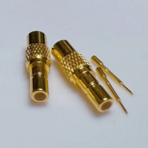 SSMB Male Plug Connector With RG405 086 Semi-rigid Semi-flexible Cable