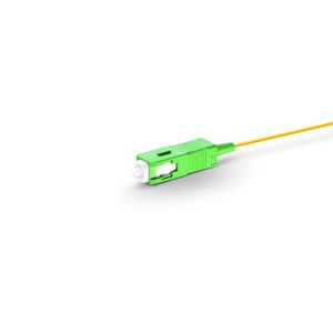 SC APC 0.9mm G657A1 Single Mode Fiber Pigtail