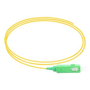 SC APC G657A1 Bend Insensitive Single Mode Optical Fiber Optic Pigtail Simplex 1 Meter LSZH