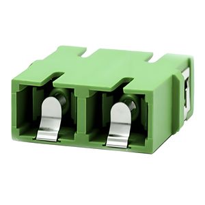 SC Duplex Fiber Optic Adapter With Built-In Inner Shutter Adapter