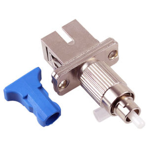 SC Female-FC Male Multi-Mode Flange Coupler Fiber Optic Hybrid Adapter
