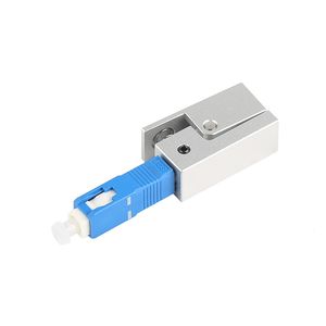 SC Square Type Bare Fiber Optic Adapter