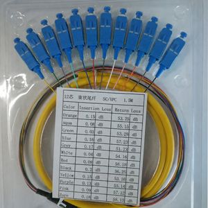 SC UPC 4 8 12 24 Core Fiber Optic Pigtail with LSZH