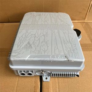 SC UPC APC Splitter 2in CTO IP65 Caja NAP 24 Core 24 Port Fiber Terminal ODP 24 Core Gray White FDB Fiber Optic FTTH Box