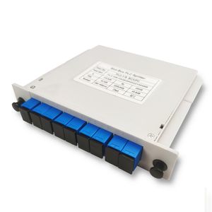 1X8 SC/UPC Fiber Optic PLC Splitter Cassette Type