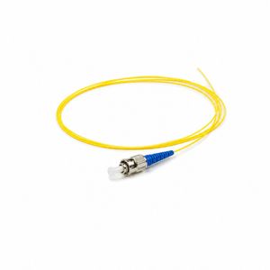 ST UPC Simplex Single Mode Fiber Optic Pigtail with Yellow Jacket