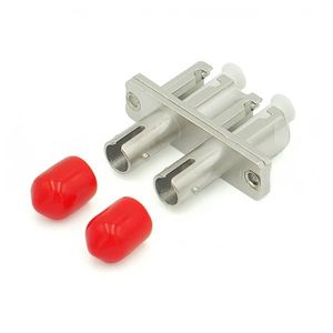 ST To LC Duplex Fiber Optic Adapter With Precision Ceramic Sleeve