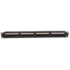 Cat6A 24 Port UTP Patch Panel with Cable Management