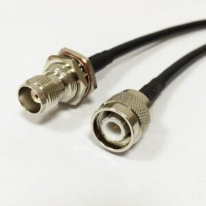 TNC Male Crimp Type Plug Connector RF Coaxial Cable for RG58 RG223 RG316