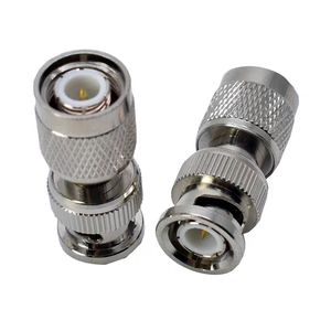TNC Male To BNC Male RF Coaxial Cable Connector CCTV Audio Connector