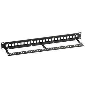 Cat6 Shielded 24-Port Toolless Rackmount Patch Panel