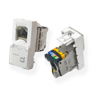 French Type RJ45 Keystone Jack