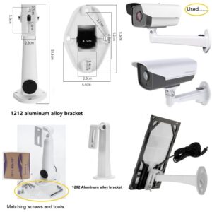 Universal Aluminum Alloy 360 Degree Adjustable Cctv Bracket and Wall Mount Bracket for CCTV Camera Bracket