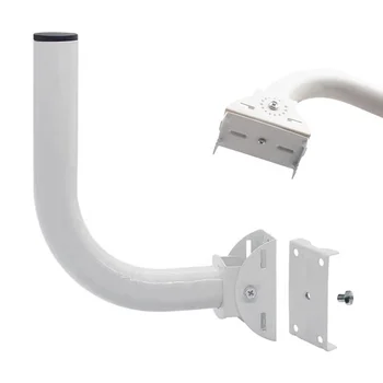 Universal Metal L-shaped CCTV Pole Bracket Wall Mount Bridge CCTV Bracket Holder Surveillance CCTV Camera Bracket