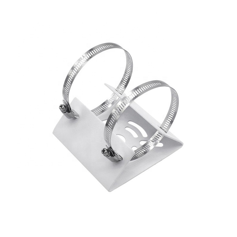 Universal Outdoor Small Metal Vertical Pole Mount Bracket for CCTV Camera Bracket and Cctv Accessories