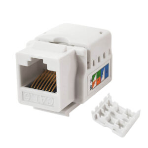 Cat6 UTP 90 Degree Punch Down RJ45 Keystone Jack