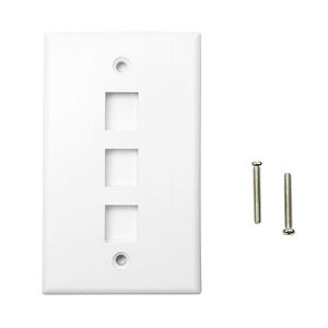 US Standard Single/Dual Port RJ45 Network Faceplate
