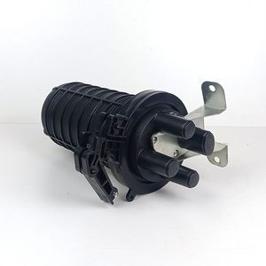 Vertical 24core Joint Fiber Optic Enclosure 1inlet 3out Port Junction Splice Box