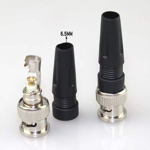 Weld-free BNC Video Connector, Weld-free Q9 Surveillance Camera Fittings Connector, BNC Straight Cable Connector