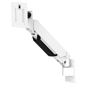 White Color Heavy Duty Wall Mount Single Monitor Bracket WS-YL104-W