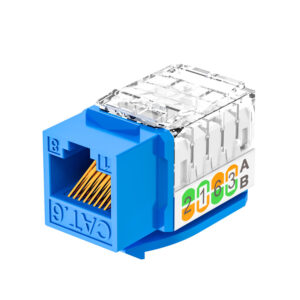 Cat6 UTP 90 Degree RJ45 Modular Keystone Jack