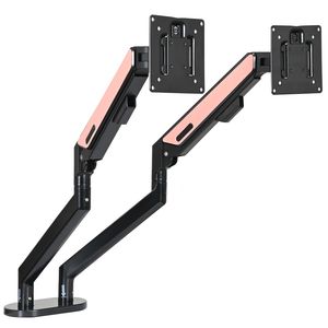 WS-Z200-P Customised Dual LCD Monitor Desktop Mount Gas Spring Monitor Stand Arm
