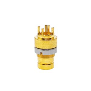 1.6-5.6 Female Bulkhead Connector for PCB Telecom Test Equipment and Broadcast Video Distribution