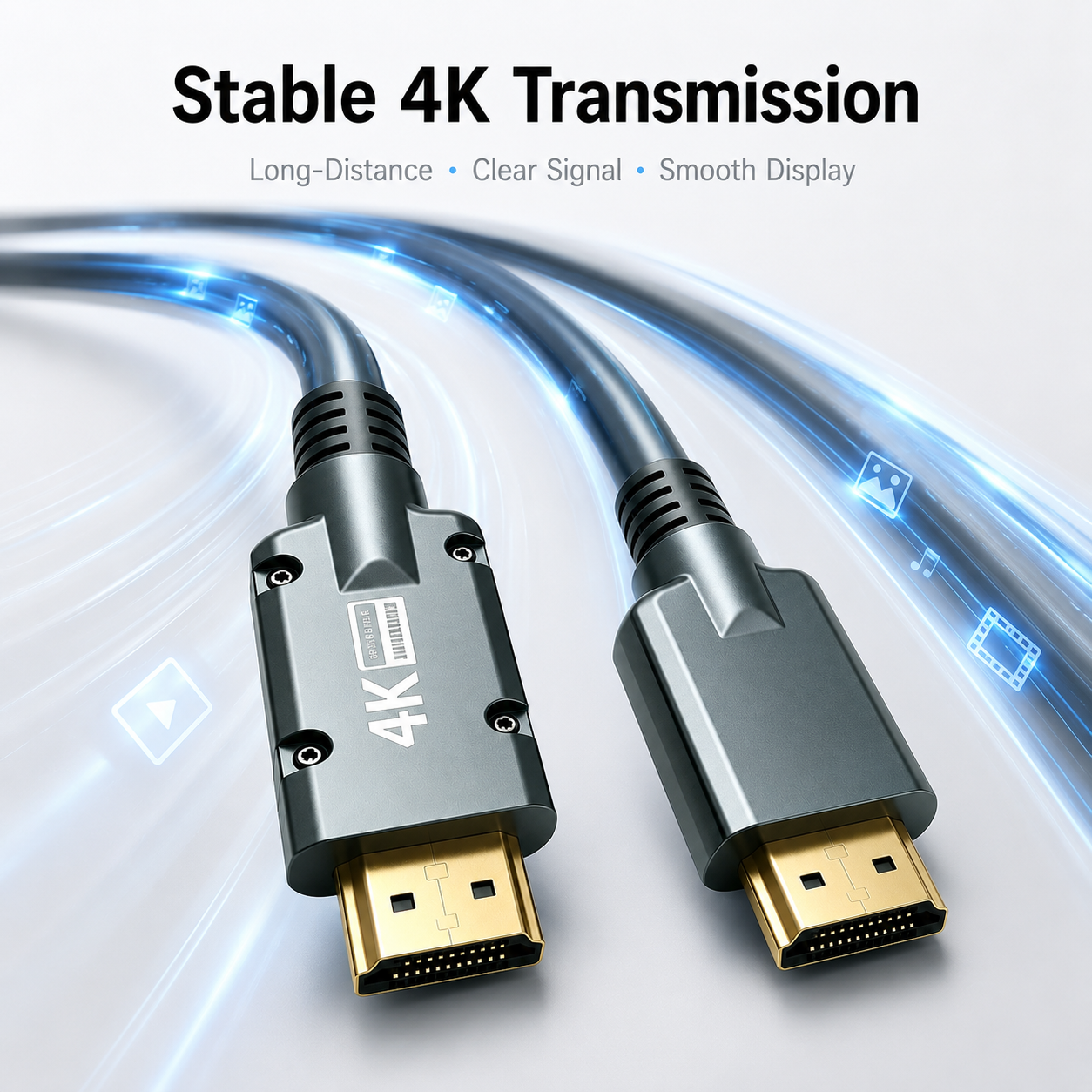 4K HDMI 2 0 Active Optical Cable AOC 18Gbps High Tensile 4K 60Hz for Home Theater Monitor Projector TV