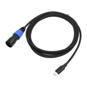 USB C to XLR Male Audio Cable USB Type C to XLR 3 Pin Mono Audio Adapter Cable for Smartphone Laptop Mixer Speaker Amplifier